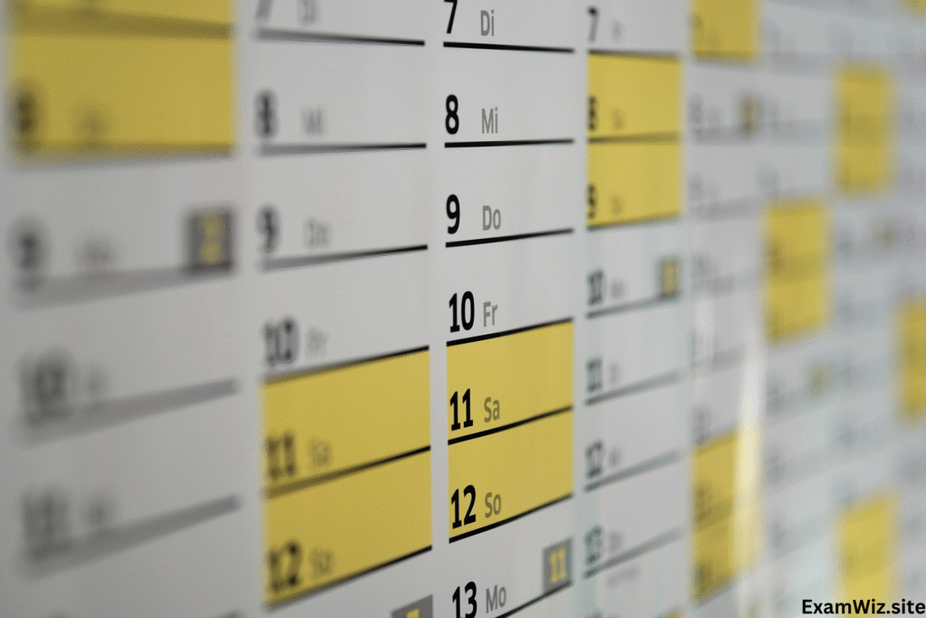 ap exam calendar